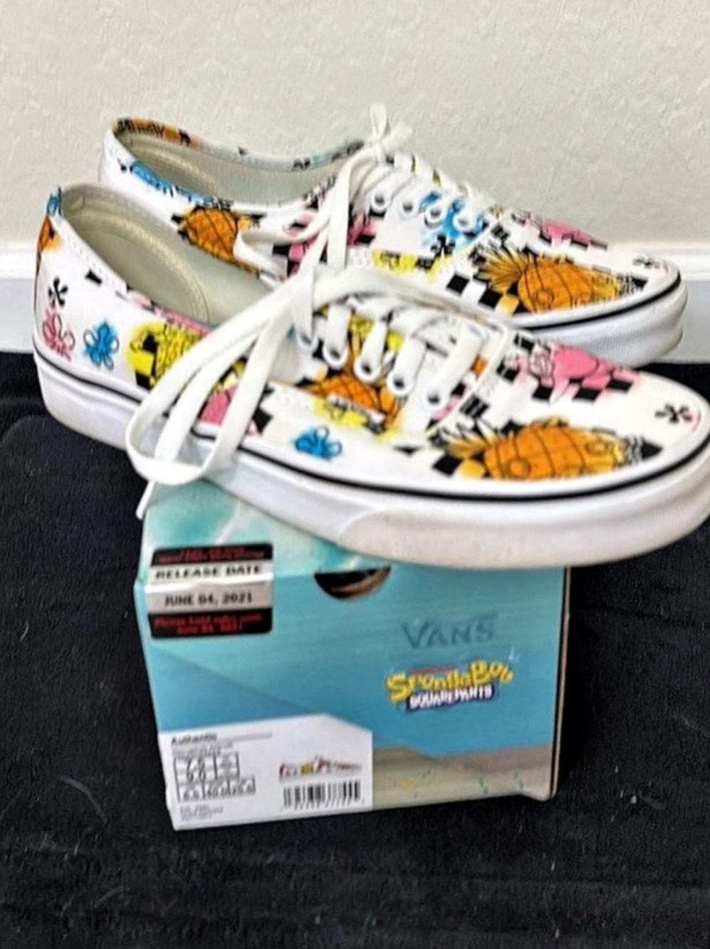 Vans x SpongeBob SquarePants Authentic Multi Sneakers White & Blue